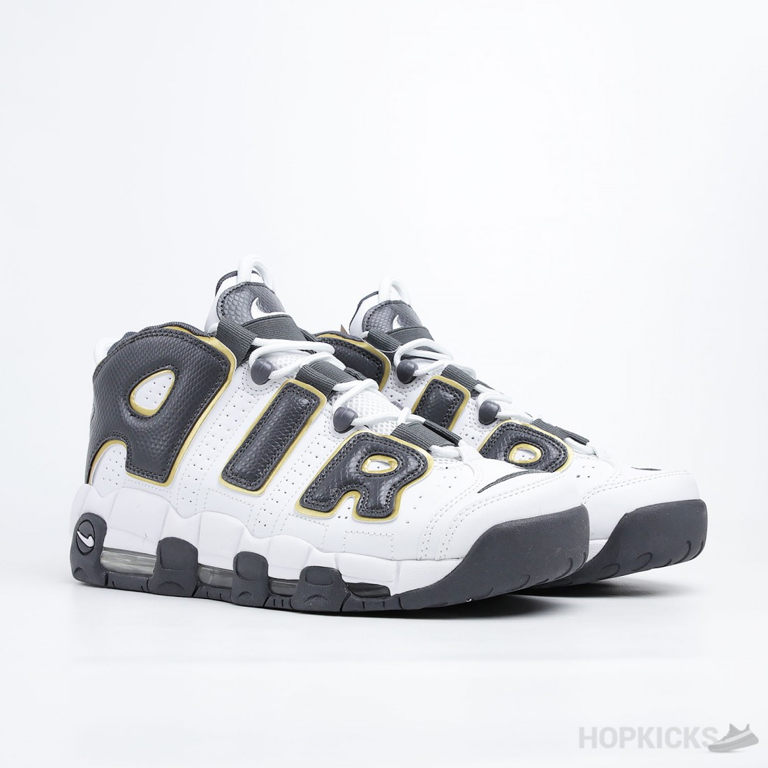 uptempo white gold orange